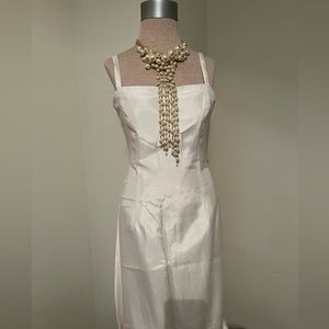 Cream evening gown